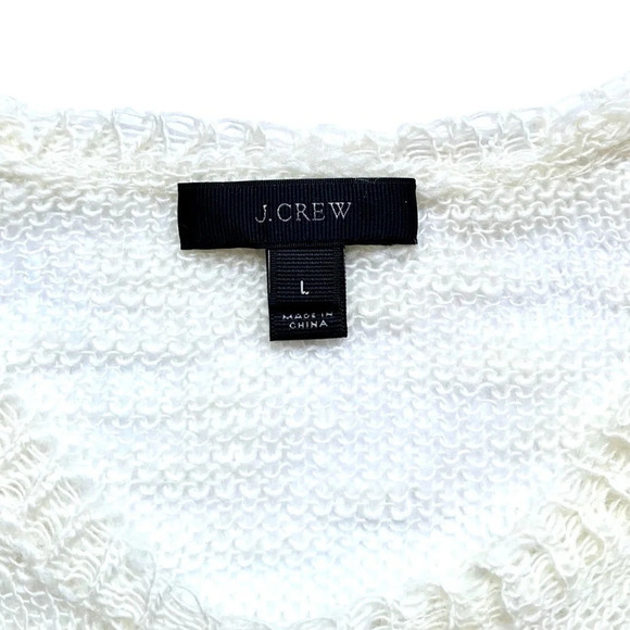 J.Crew Open Knit Wool Mohair Tunic Sweater - Picture 5 of 7